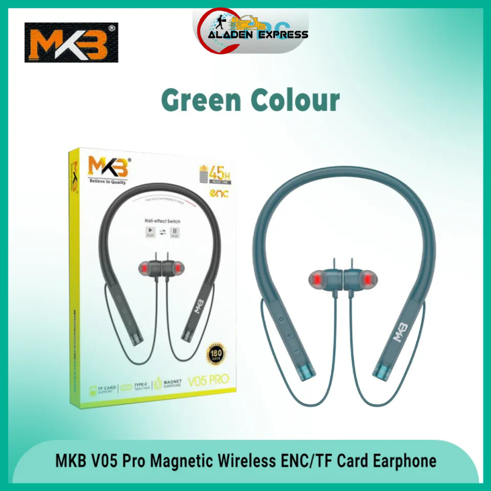 MKB V05 Pro Magnetic ENC Wireless Neckband